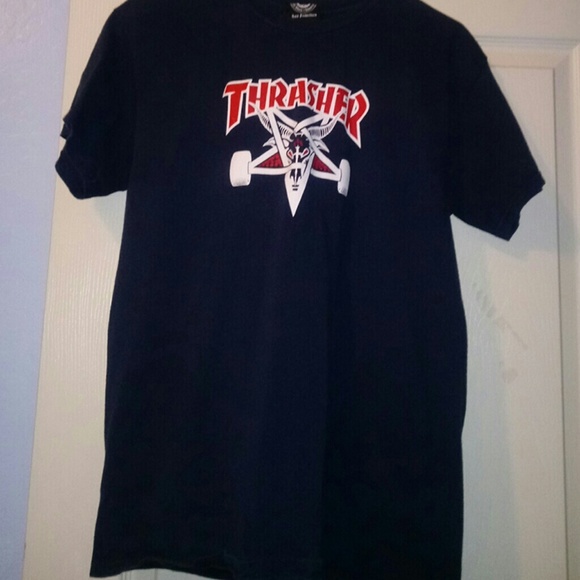 thrasher satan shirt
